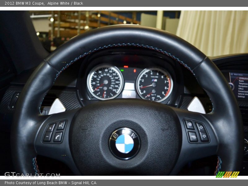 Alpine White / Black 2012 BMW M3 Coupe