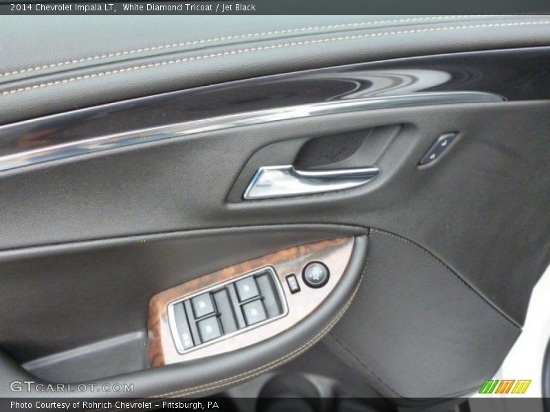 White Diamond Tricoat / Jet Black 2014 Chevrolet Impala LT