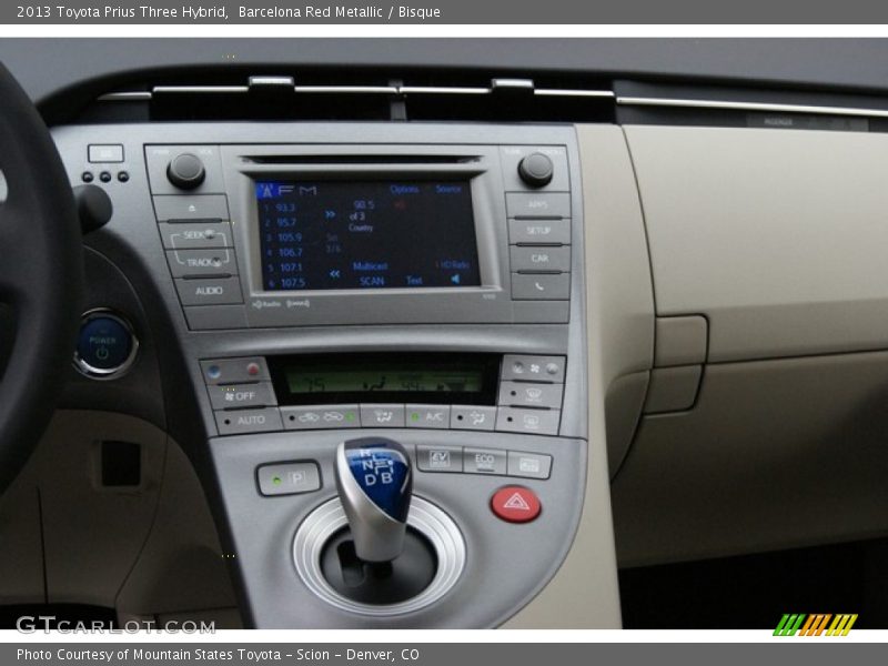 Barcelona Red Metallic / Bisque 2013 Toyota Prius Three Hybrid