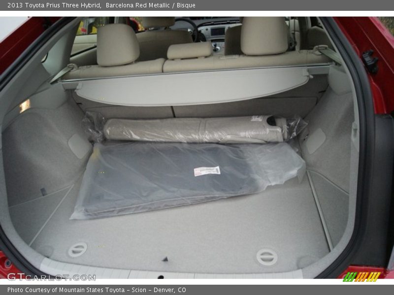 Barcelona Red Metallic / Bisque 2013 Toyota Prius Three Hybrid