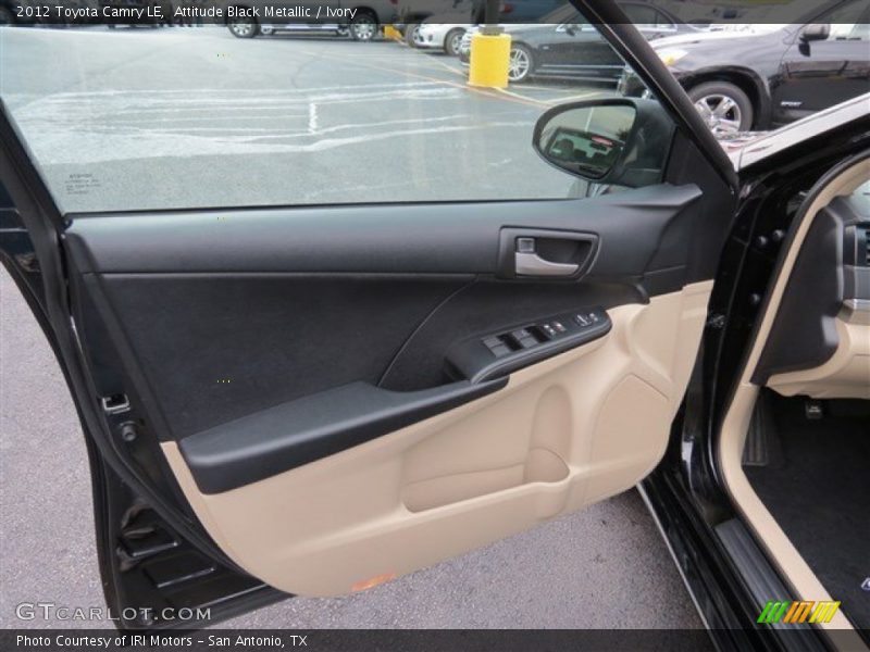 Attitude Black Metallic / Ivory 2012 Toyota Camry LE