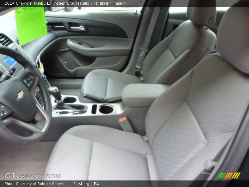 Ashen Gray Metallic / Jet Black/Titanium 2014 Chevrolet Malibu LS