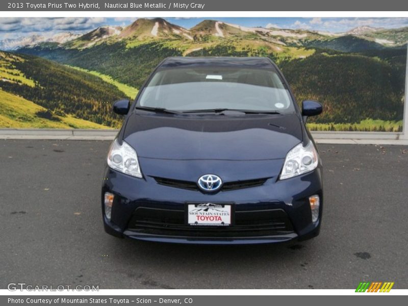Nautical Blue Metallic / Misty Gray 2013 Toyota Prius Two Hybrid