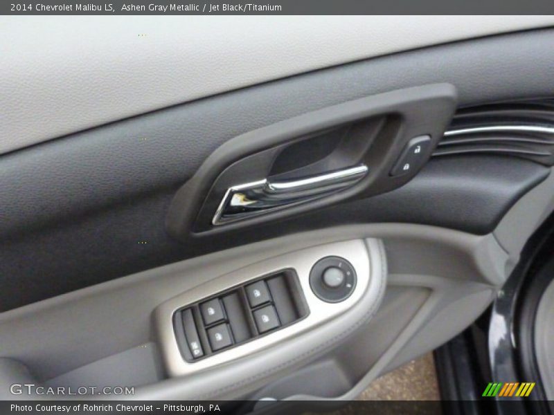 Ashen Gray Metallic / Jet Black/Titanium 2014 Chevrolet Malibu LS