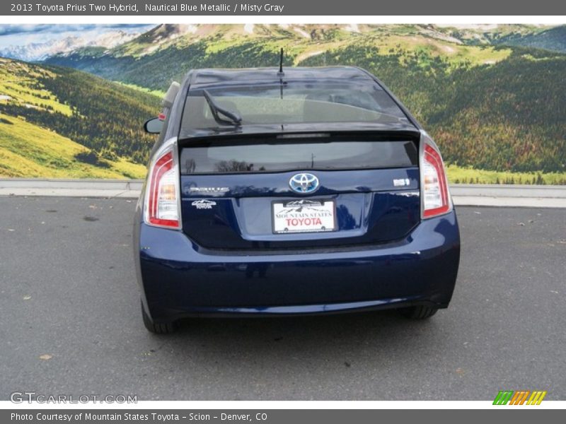 Nautical Blue Metallic / Misty Gray 2013 Toyota Prius Two Hybrid