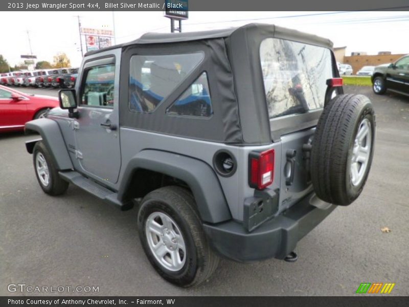 Billet Silver Metallic / Black 2013 Jeep Wrangler Sport 4x4