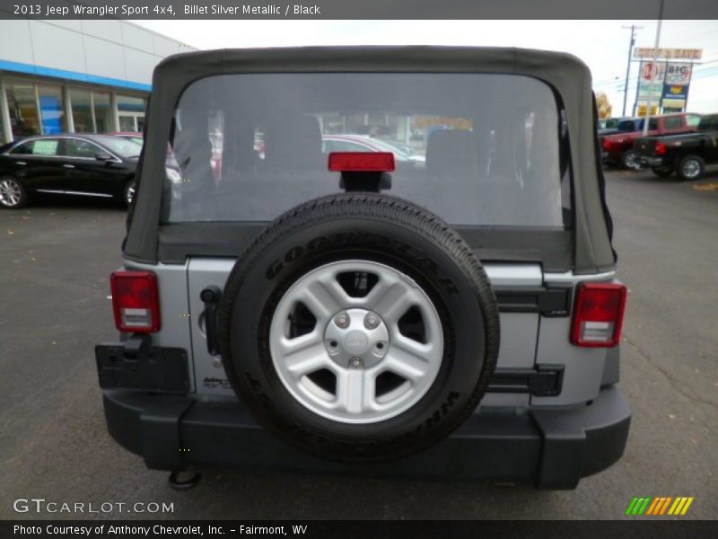 Billet Silver Metallic / Black 2013 Jeep Wrangler Sport 4x4