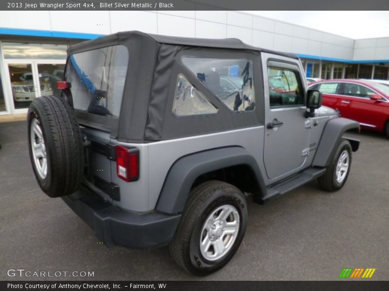 Billet Silver Metallic / Black 2013 Jeep Wrangler Sport 4x4