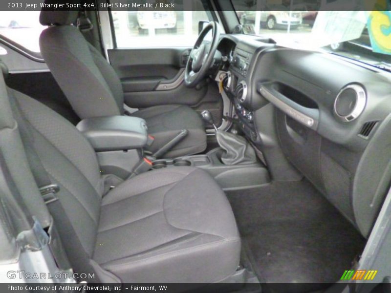 Billet Silver Metallic / Black 2013 Jeep Wrangler Sport 4x4
