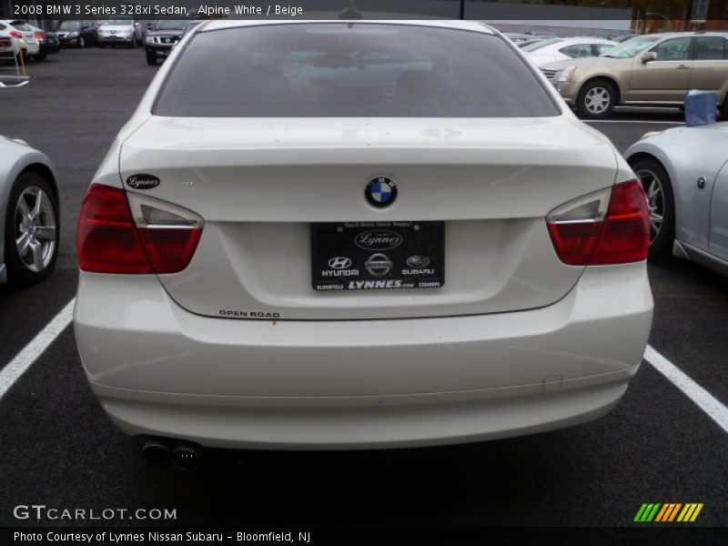 Alpine White / Beige 2008 BMW 3 Series 328xi Sedan
