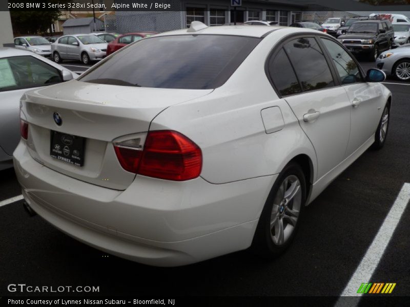 Alpine White / Beige 2008 BMW 3 Series 328xi Sedan