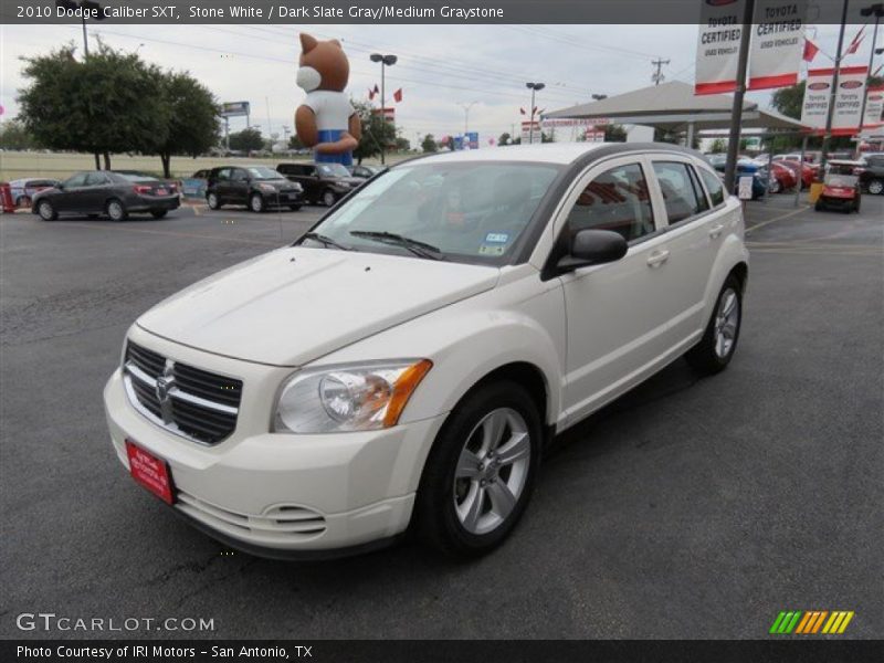 Stone White / Dark Slate Gray/Medium Graystone 2010 Dodge Caliber SXT