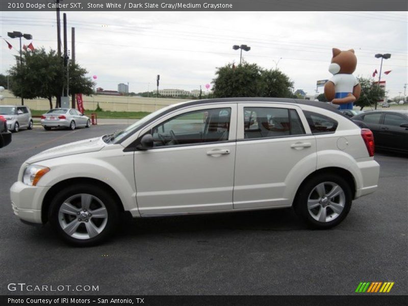 Stone White / Dark Slate Gray/Medium Graystone 2010 Dodge Caliber SXT