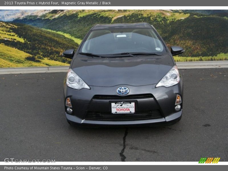 Magnetic Gray Metallic / Black 2013 Toyota Prius c Hybrid Four