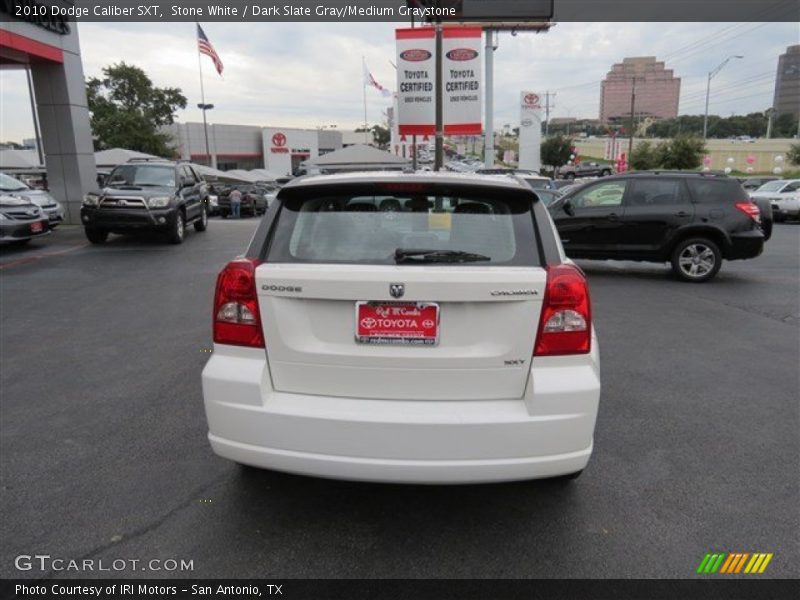 Stone White / Dark Slate Gray/Medium Graystone 2010 Dodge Caliber SXT