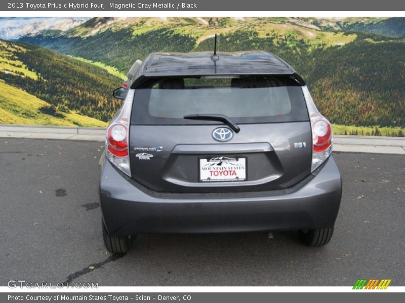 Magnetic Gray Metallic / Black 2013 Toyota Prius c Hybrid Four