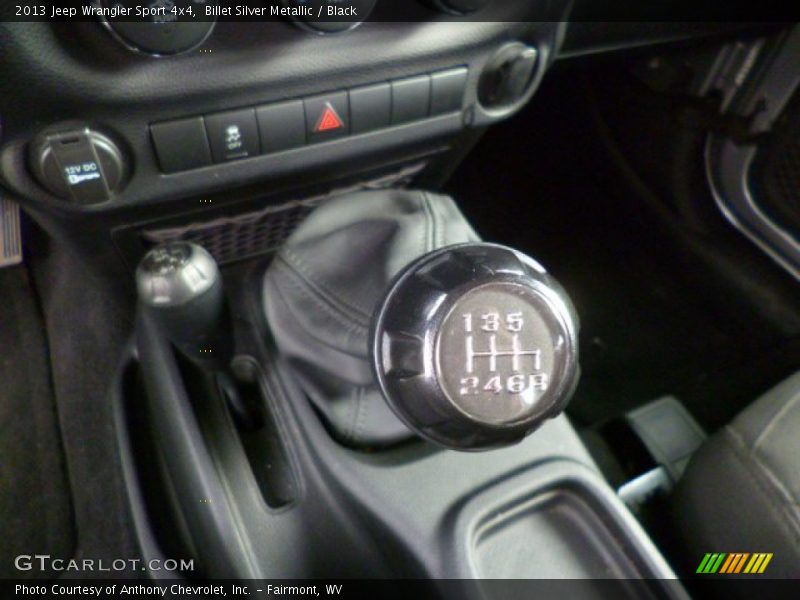 Billet Silver Metallic / Black 2013 Jeep Wrangler Sport 4x4