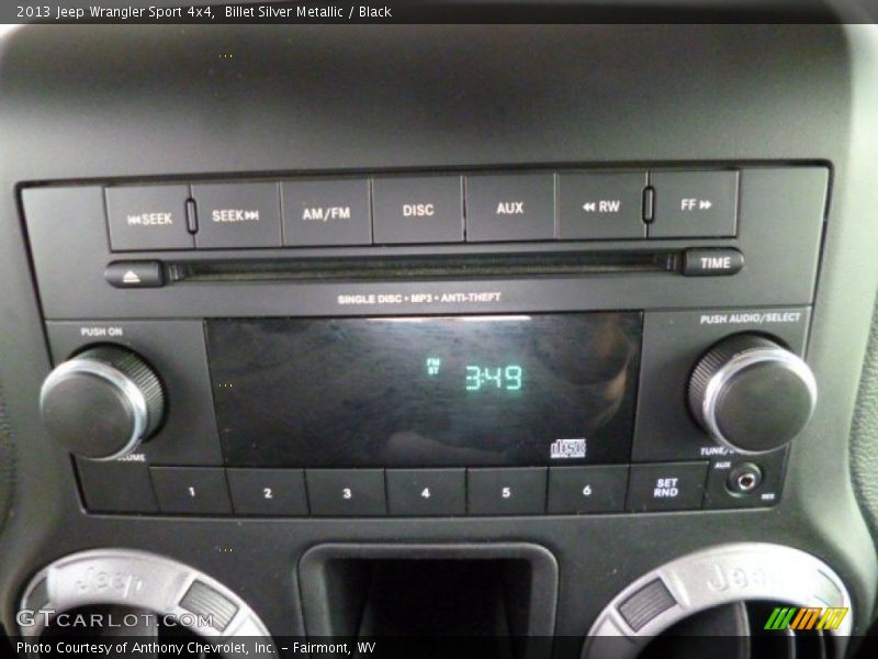 Audio System of 2013 Wrangler Sport 4x4