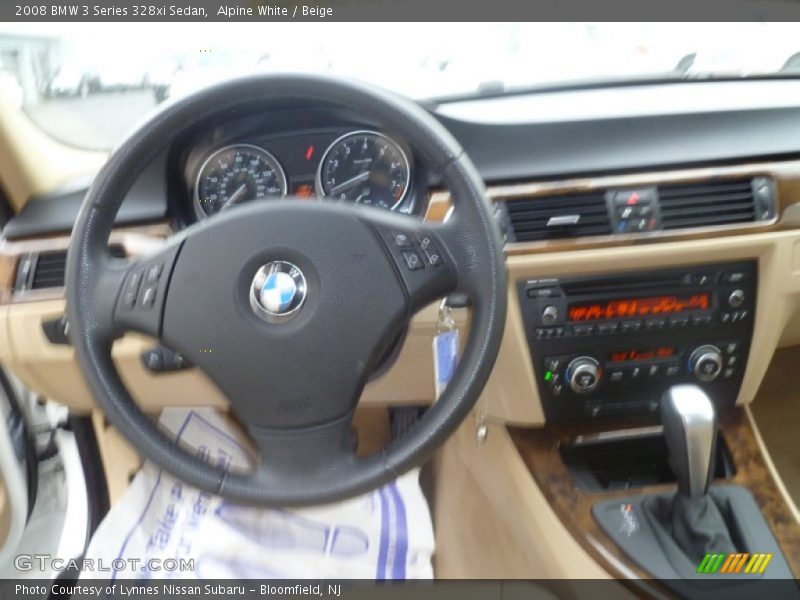 Alpine White / Beige 2008 BMW 3 Series 328xi Sedan