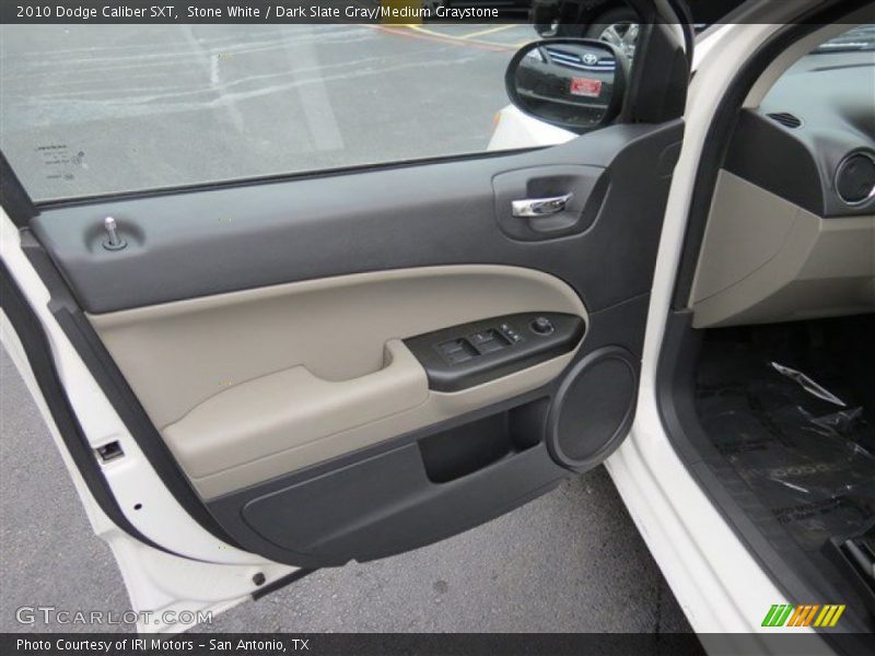Stone White / Dark Slate Gray/Medium Graystone 2010 Dodge Caliber SXT