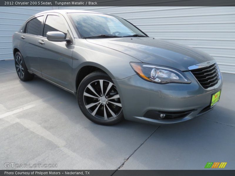 Tungsten Metallic / Black 2012 Chrysler 200 S Sedan