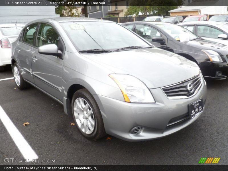 Magnetic Gray Metallic / Charcoal 2012 Nissan Sentra 2.0 S