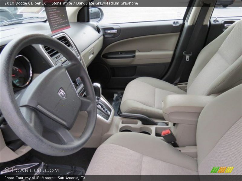 Stone White / Dark Slate Gray/Medium Graystone 2010 Dodge Caliber SXT