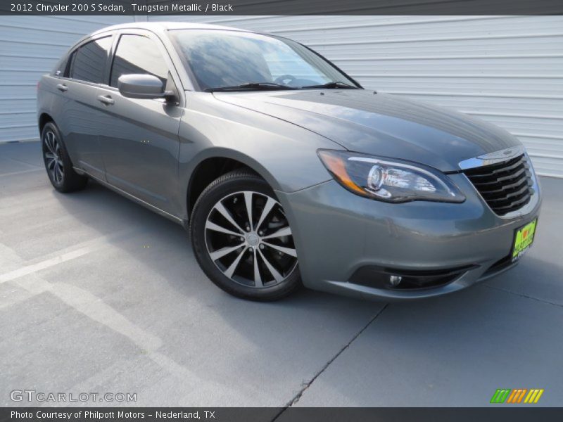 Tungsten Metallic / Black 2012 Chrysler 200 S Sedan