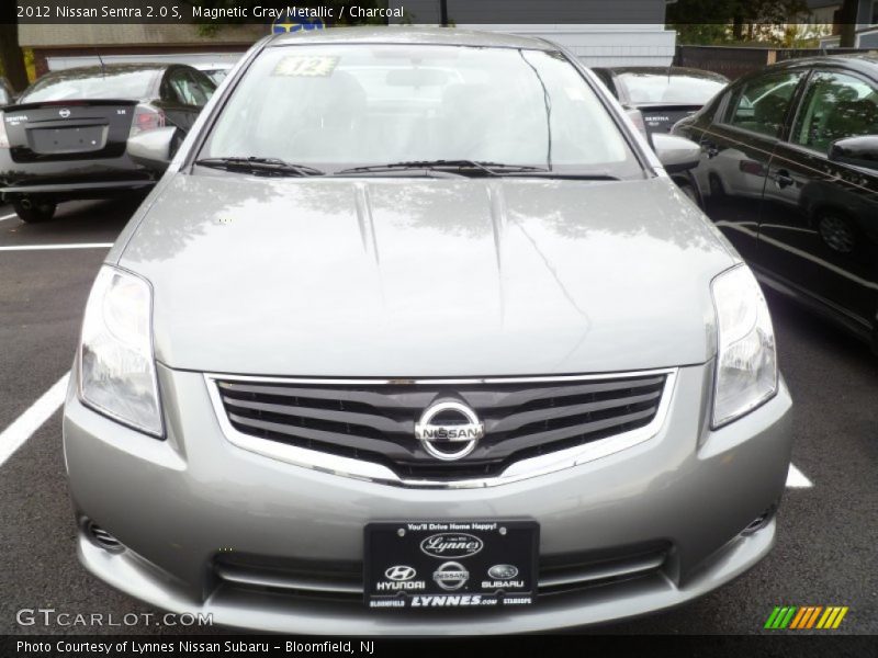 Magnetic Gray Metallic / Charcoal 2012 Nissan Sentra 2.0 S