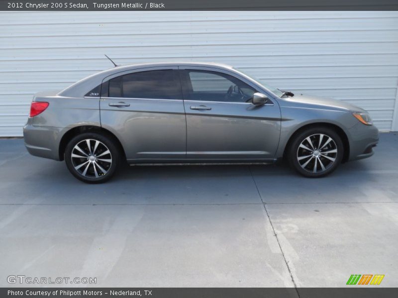 Tungsten Metallic / Black 2012 Chrysler 200 S Sedan
