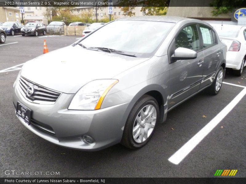 Magnetic Gray Metallic / Charcoal 2012 Nissan Sentra 2.0 S