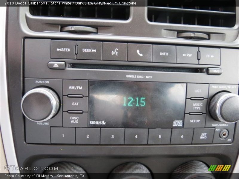 Stone White / Dark Slate Gray/Medium Graystone 2010 Dodge Caliber SXT