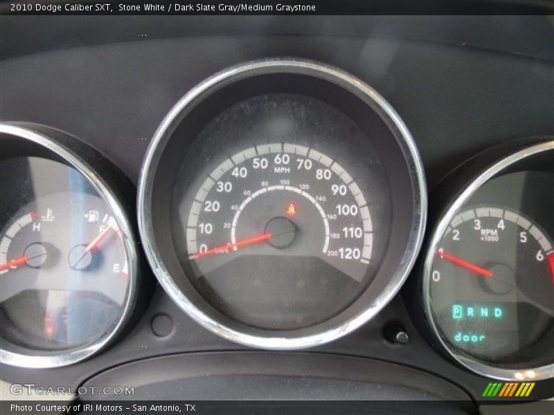 Stone White / Dark Slate Gray/Medium Graystone 2010 Dodge Caliber SXT