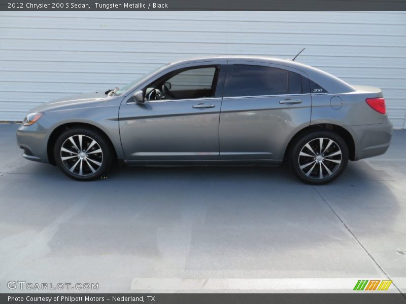 Tungsten Metallic / Black 2012 Chrysler 200 S Sedan