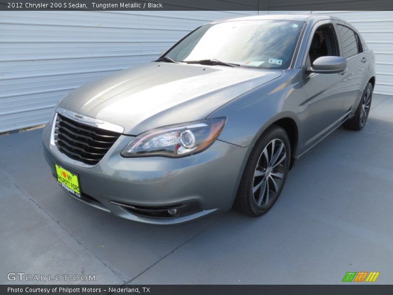 Tungsten Metallic / Black 2012 Chrysler 200 S Sedan
