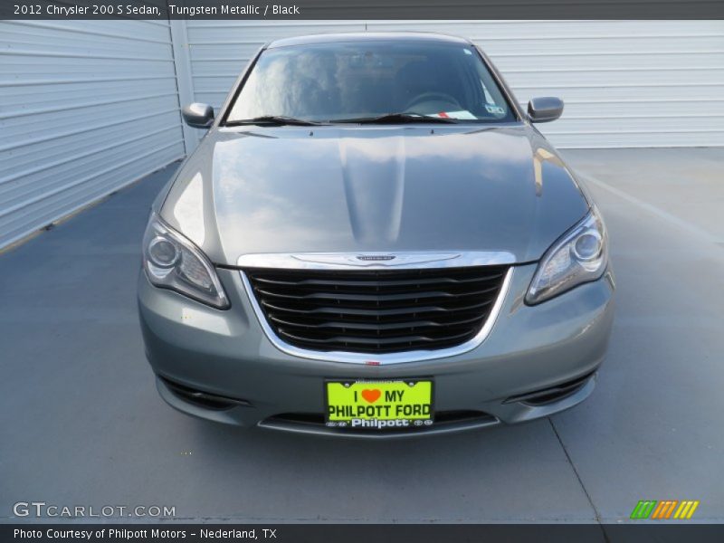 Tungsten Metallic / Black 2012 Chrysler 200 S Sedan