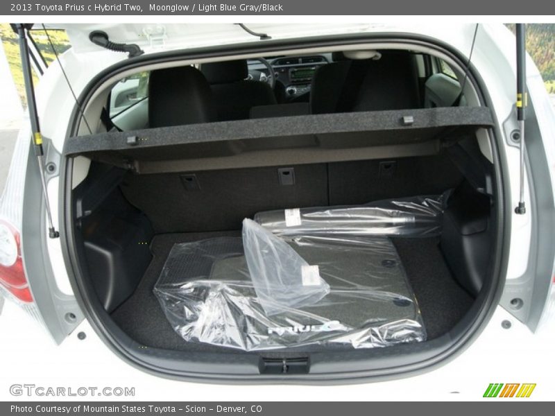 Moonglow / Light Blue Gray/Black 2013 Toyota Prius c Hybrid Two