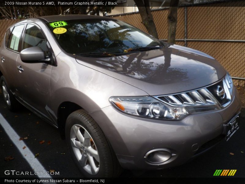 Platinum Graphite Metallic / Black 2009 Nissan Murano S AWD