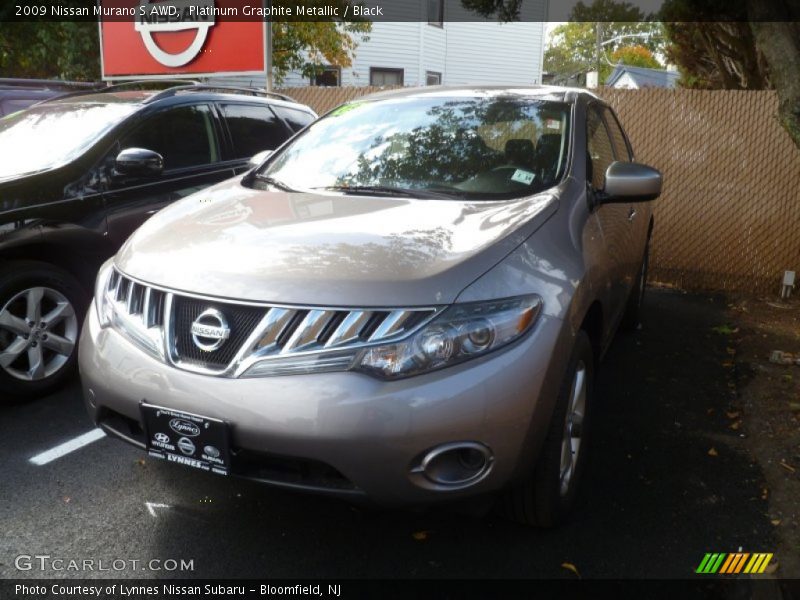 Platinum Graphite Metallic / Black 2009 Nissan Murano S AWD