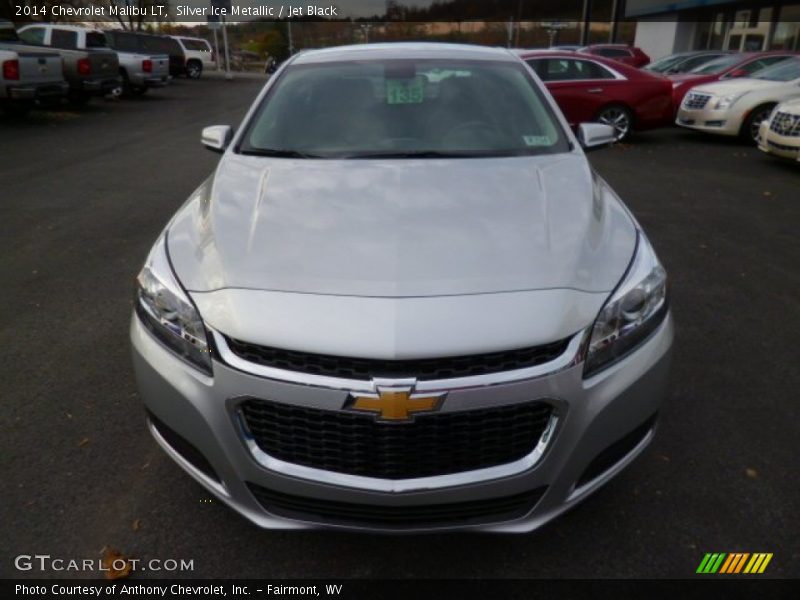 Silver Ice Metallic / Jet Black 2014 Chevrolet Malibu LT