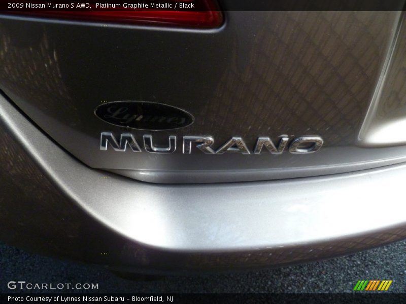 Platinum Graphite Metallic / Black 2009 Nissan Murano S AWD