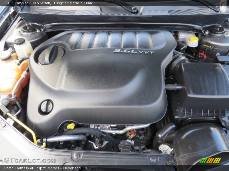 Tungsten Metallic / Black 2012 Chrysler 200 S Sedan