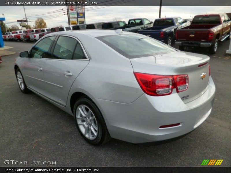 Silver Ice Metallic / Jet Black 2014 Chevrolet Malibu LT