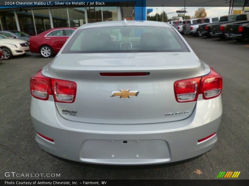 Silver Ice Metallic / Jet Black 2014 Chevrolet Malibu LT