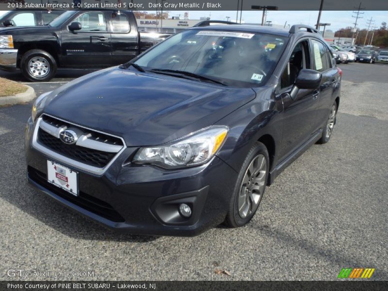 Dark Gray Metallic / Black 2013 Subaru Impreza 2.0i Sport Limited 5 Door