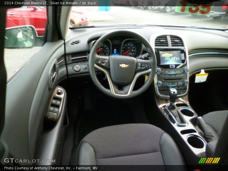 Silver Ice Metallic / Jet Black 2014 Chevrolet Malibu LT