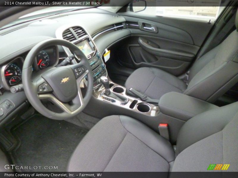 Silver Ice Metallic / Jet Black 2014 Chevrolet Malibu LT
