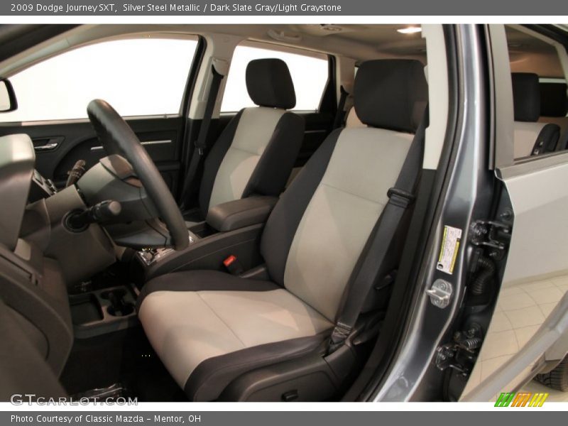 Silver Steel Metallic / Dark Slate Gray/Light Graystone 2009 Dodge Journey SXT