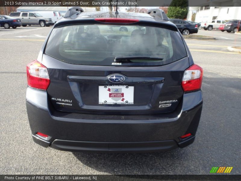 Dark Gray Metallic / Black 2013 Subaru Impreza 2.0i Sport Limited 5 Door