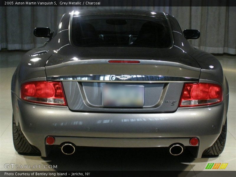 2006 Aston Martin Vanquish S, Grey/Black, Rear - 2005 Aston Martin Vanquish S